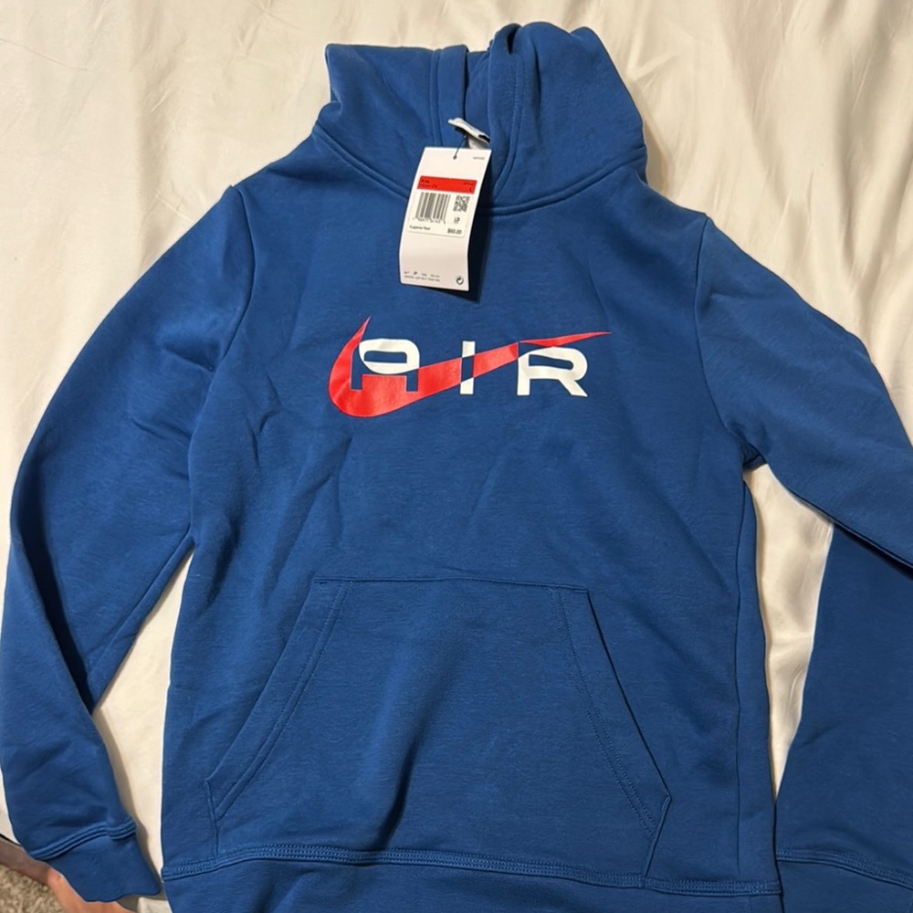 Nike youth Blue Hoodie. Large